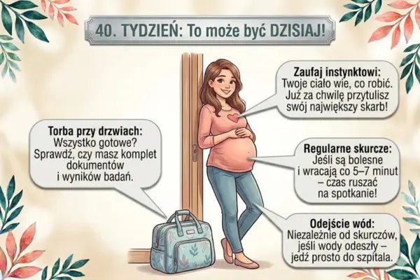 40 tydzień ciąży - Zmiany w Twoim organizmie